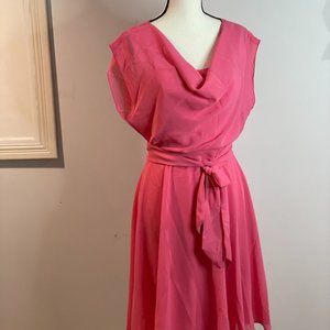 NEW SAMPLE BRIDAL DRESS AFTER SIX SIZE 6 PUNCH POLYESTER DRESS